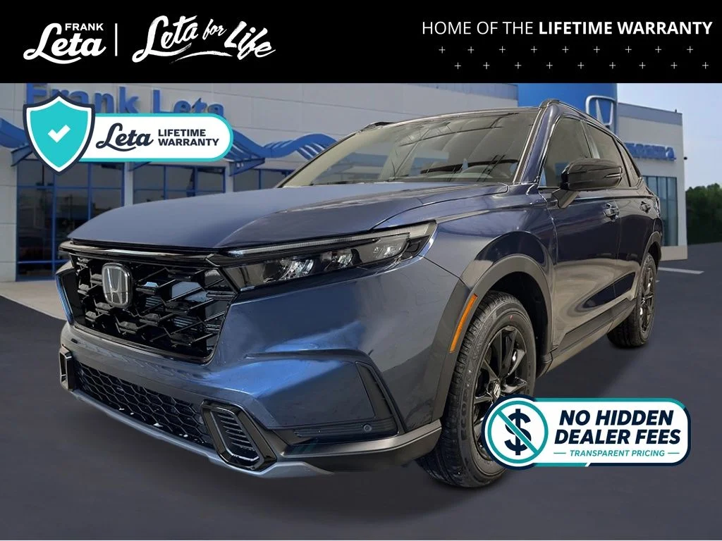 New 2026 Canyon River Blue Metallic Honda AWD Sport-L Hybrid image 1