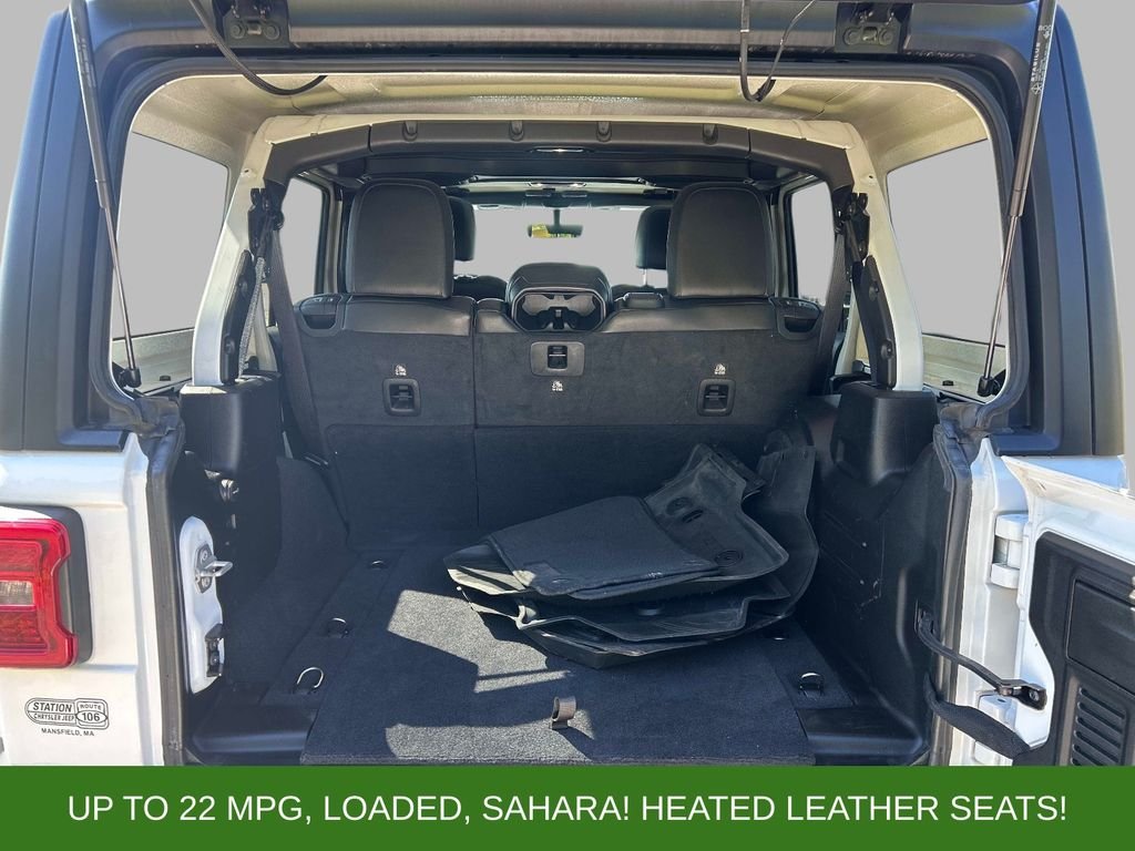 Used 2021 White Jeep Unlimited Sahara image 11