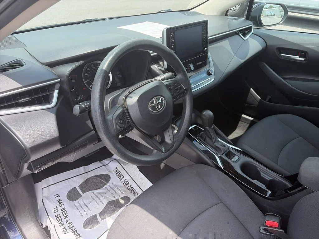 Used 2021 Blue Toyota LE image 9
