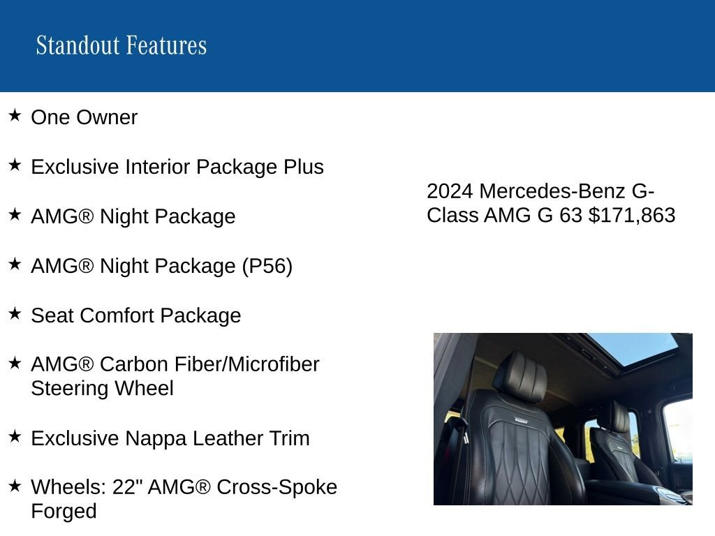 Certified Used 2024 Gray Mercedes-Benz G 63 AMG® image 9