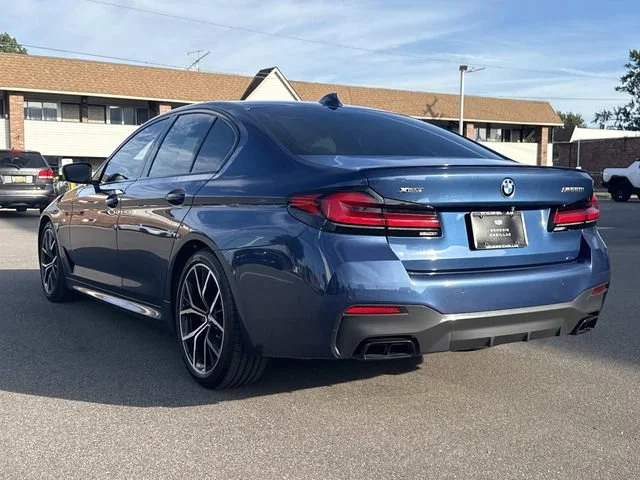 Used 2021 Dark Blue BMW M550i xDrive image 8