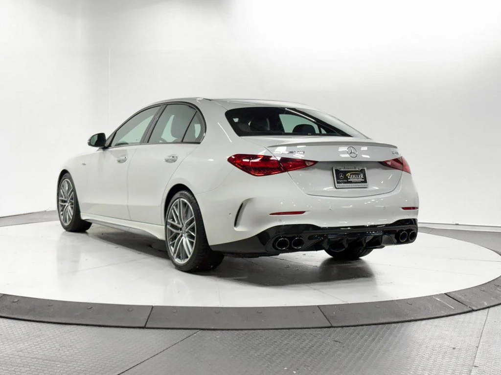 Used 2024 MANUFAKTUR Moonlight White Metallic Mercedes-Benz C 43 AMG® image 30