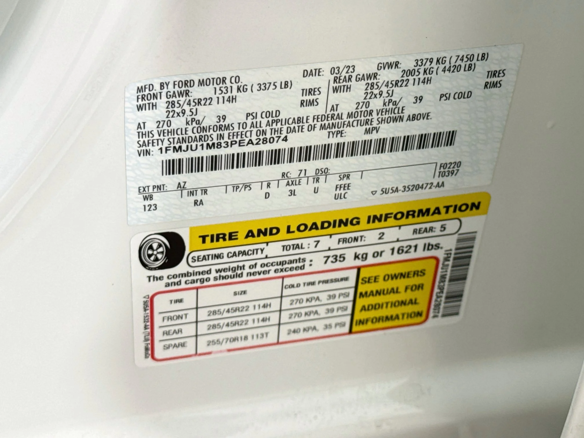 Used 2023  Ford Platinum image 36