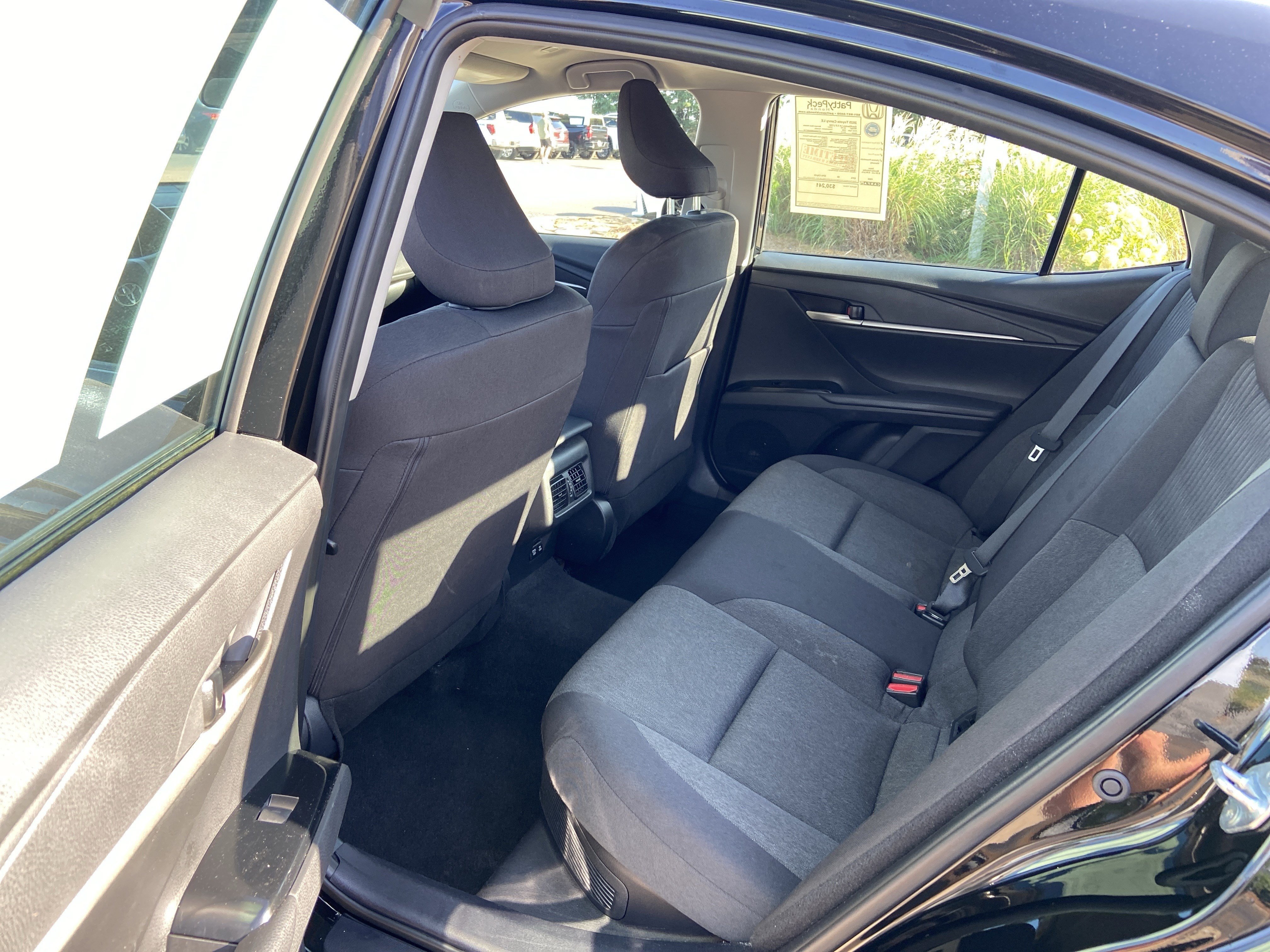 Used 2025 Midnight Black Metallic Toyota LE image 48