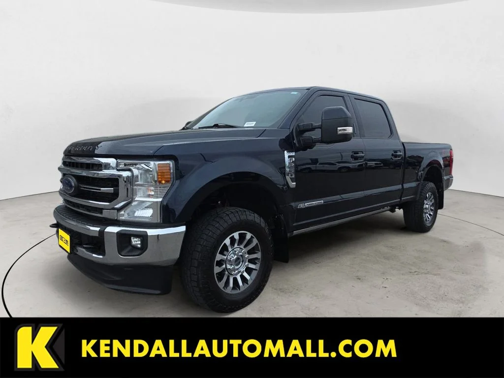 Used 2022 Blue Ford Lariat image 1