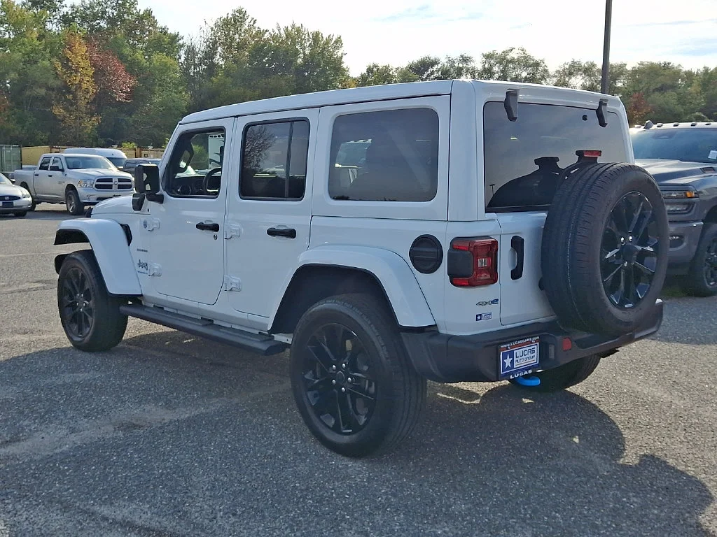 Used 2024 White Jeep Sahara 4xe image 8
