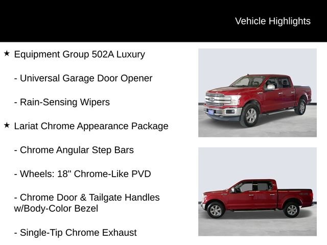 Certified Used 2019 Ruby Red Metallic Ford Lariat image 19