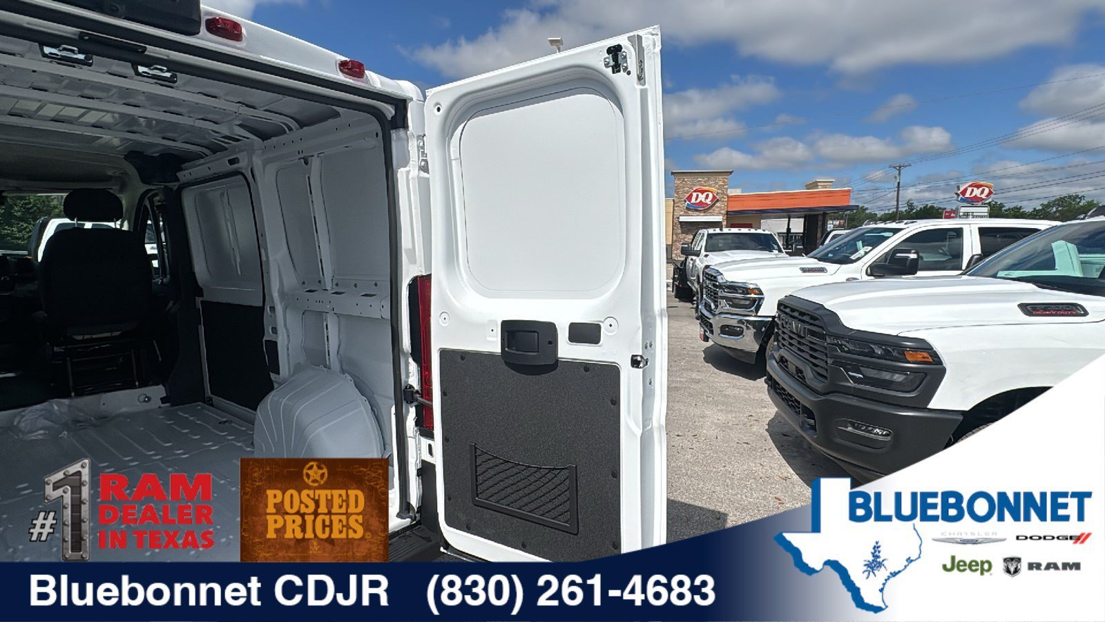 New 2026 Bright White Clear-Coat Exterior Paint RAM Tradesman image 24
