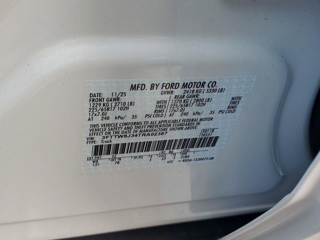 New 2026 Oxford White Ford XLT image 31