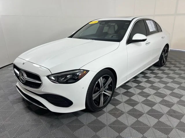 Used 2024 Polar White Mercedes-Benz C 300 image 3