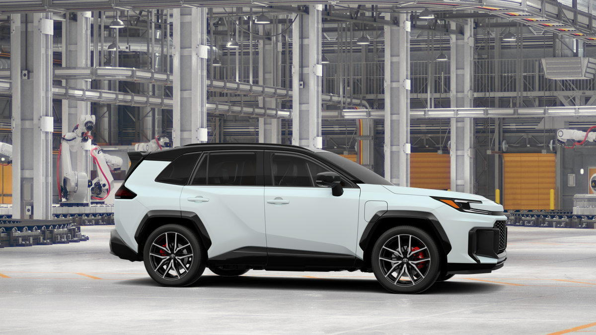 New 2026 Wind Chill Pearl with Midnight Black Metallic roof Toyota GR SPORT image 13