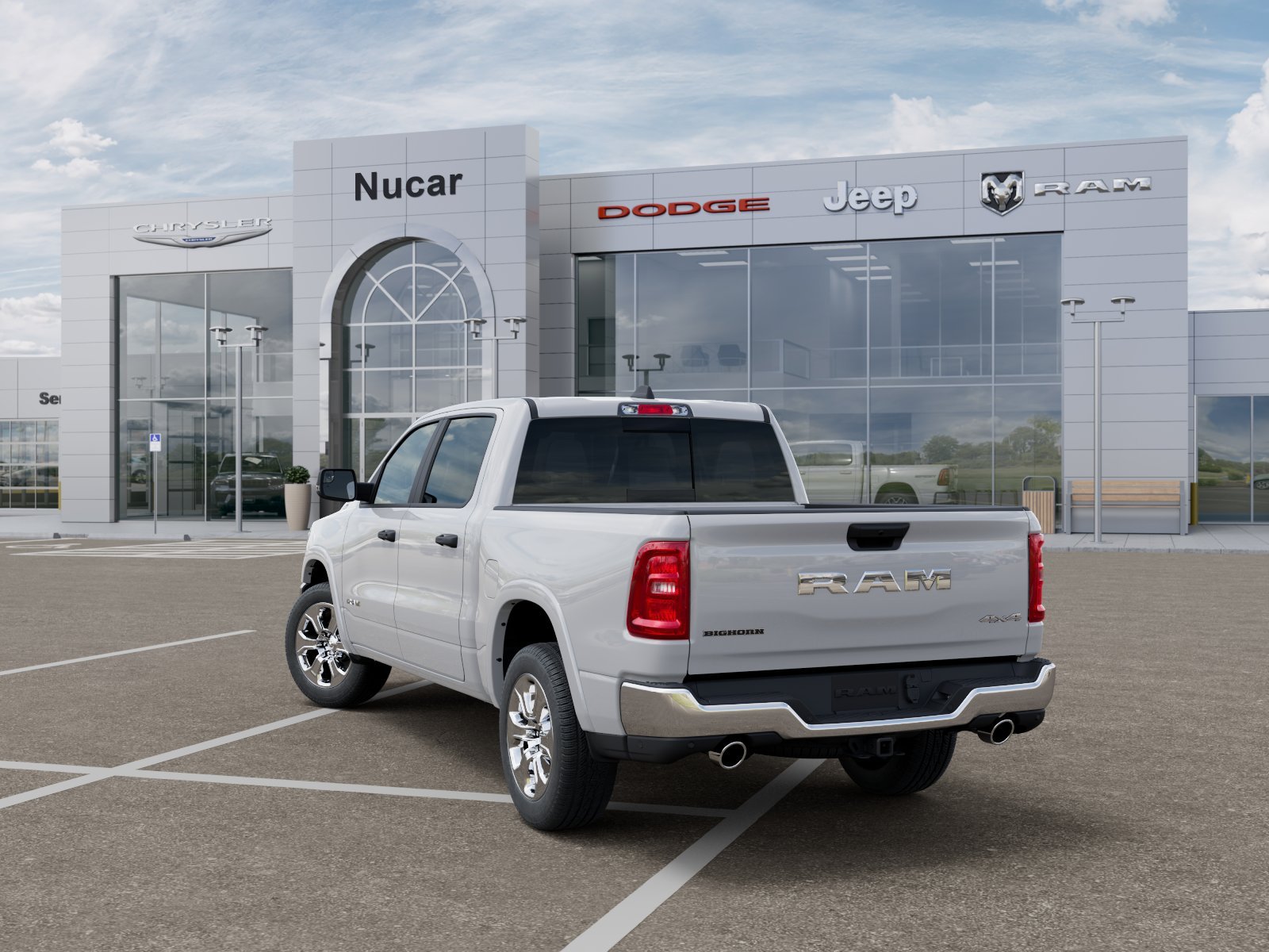New 2026 Bright White Clear-Coat Exterior Paint RAM Big Horn/Lone Star image 21