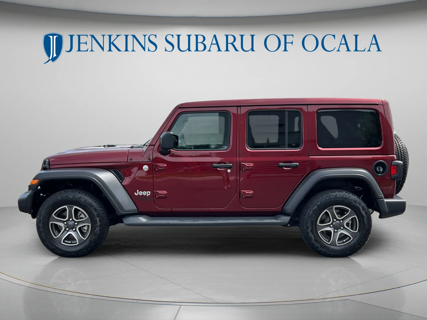 Used 2021 Snazzberry Pearlcoat Jeep Unlimited Sport S image 6