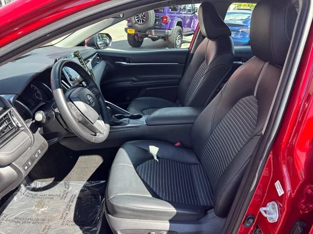 Used 2021 Supersonic Red Toyota SE image 14