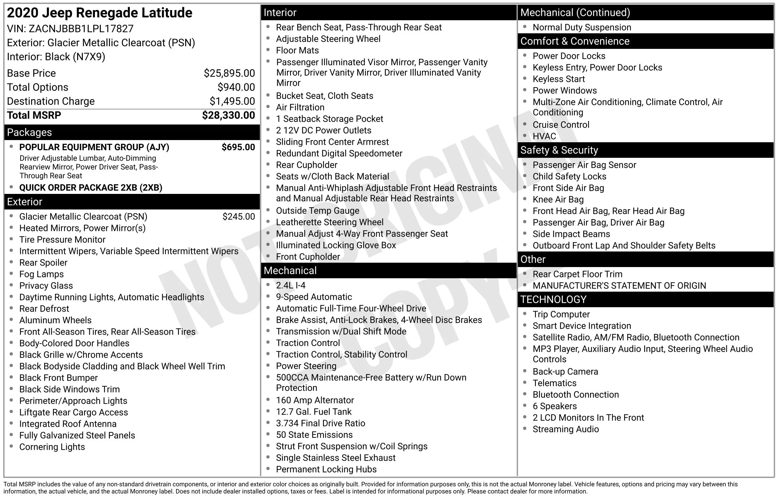 Used 2020 Silver Jeep Latitude image 3