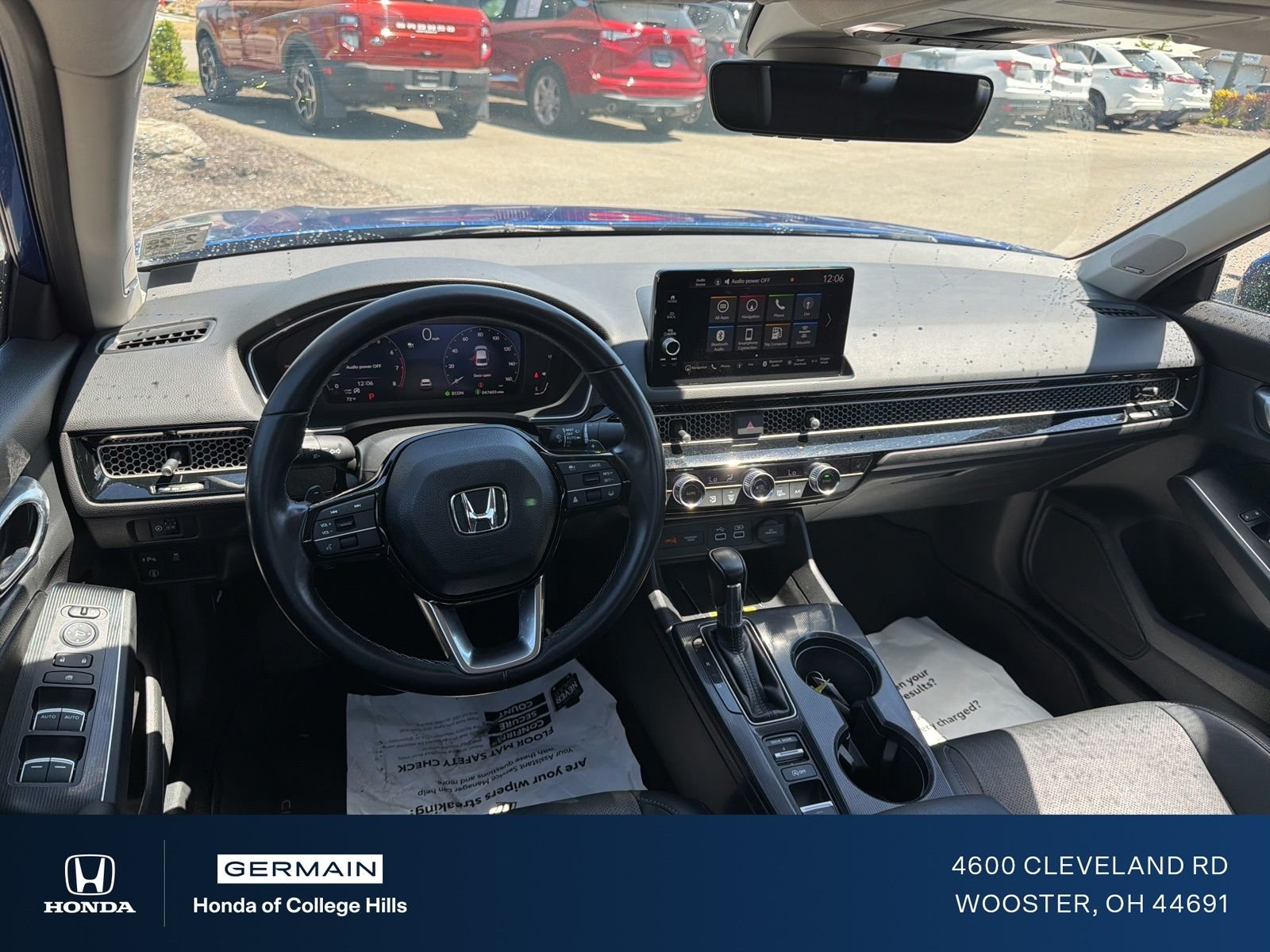 Certified Used 2023 Aegean Blue Metallic Honda 1.5T 4D TOURING image 13
