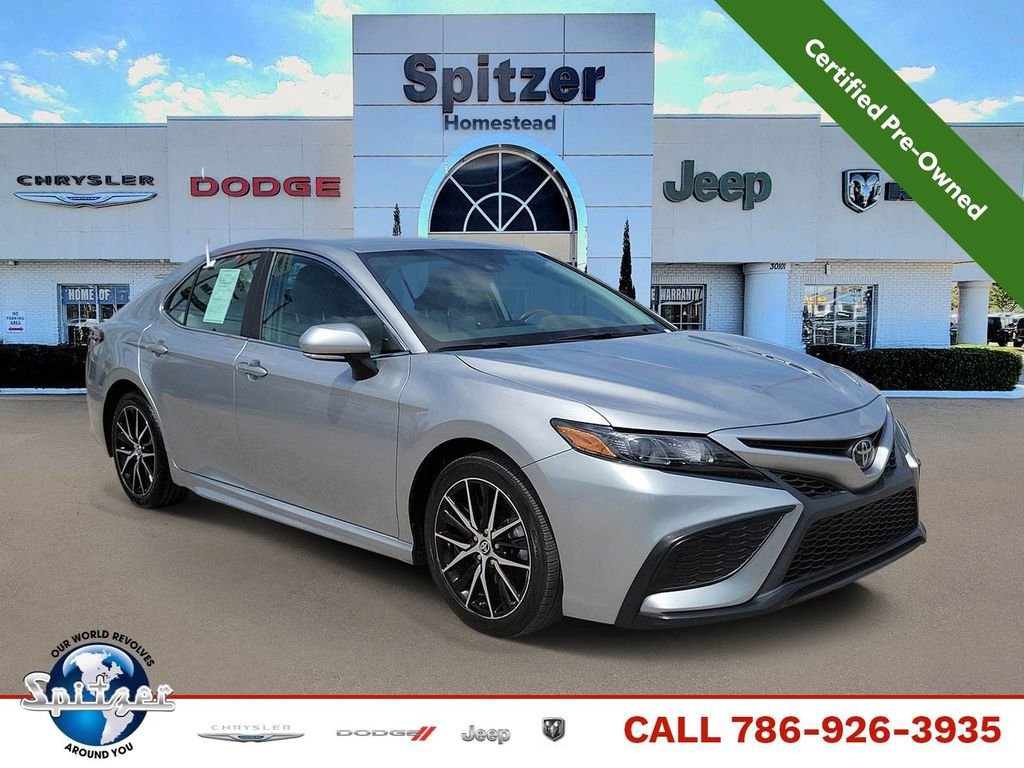 Used 2024 Silver Toyota SE image 1