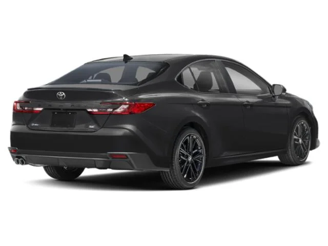 Used 2025 Midnight Black Metallic Toyota SE image 3