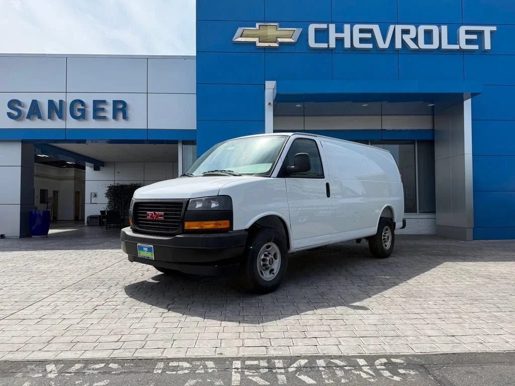 New 2026 Summit White GMC Work Van image 2
