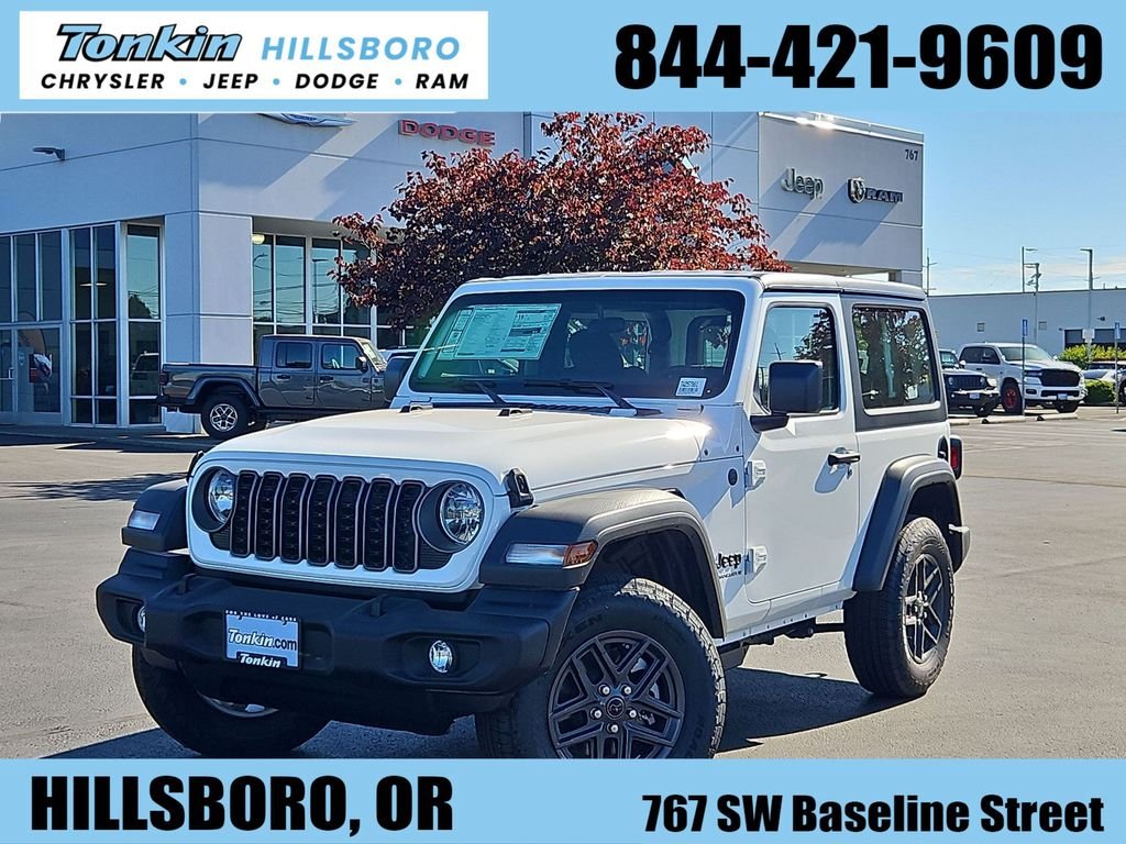 New 2026 Bright White Clearcoat Jeep Sport image 1