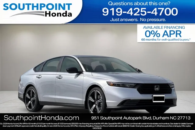 2026 Honda Accord Sport