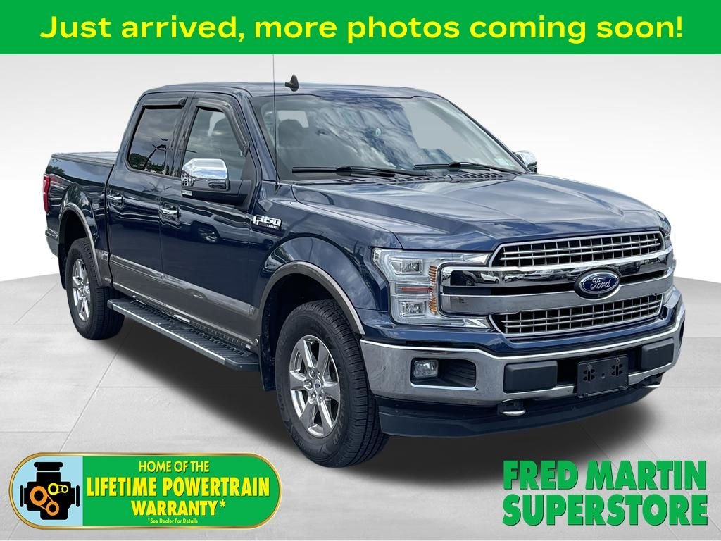 Used 2019 Velocity Blue Metallic Ford Lariat image 1