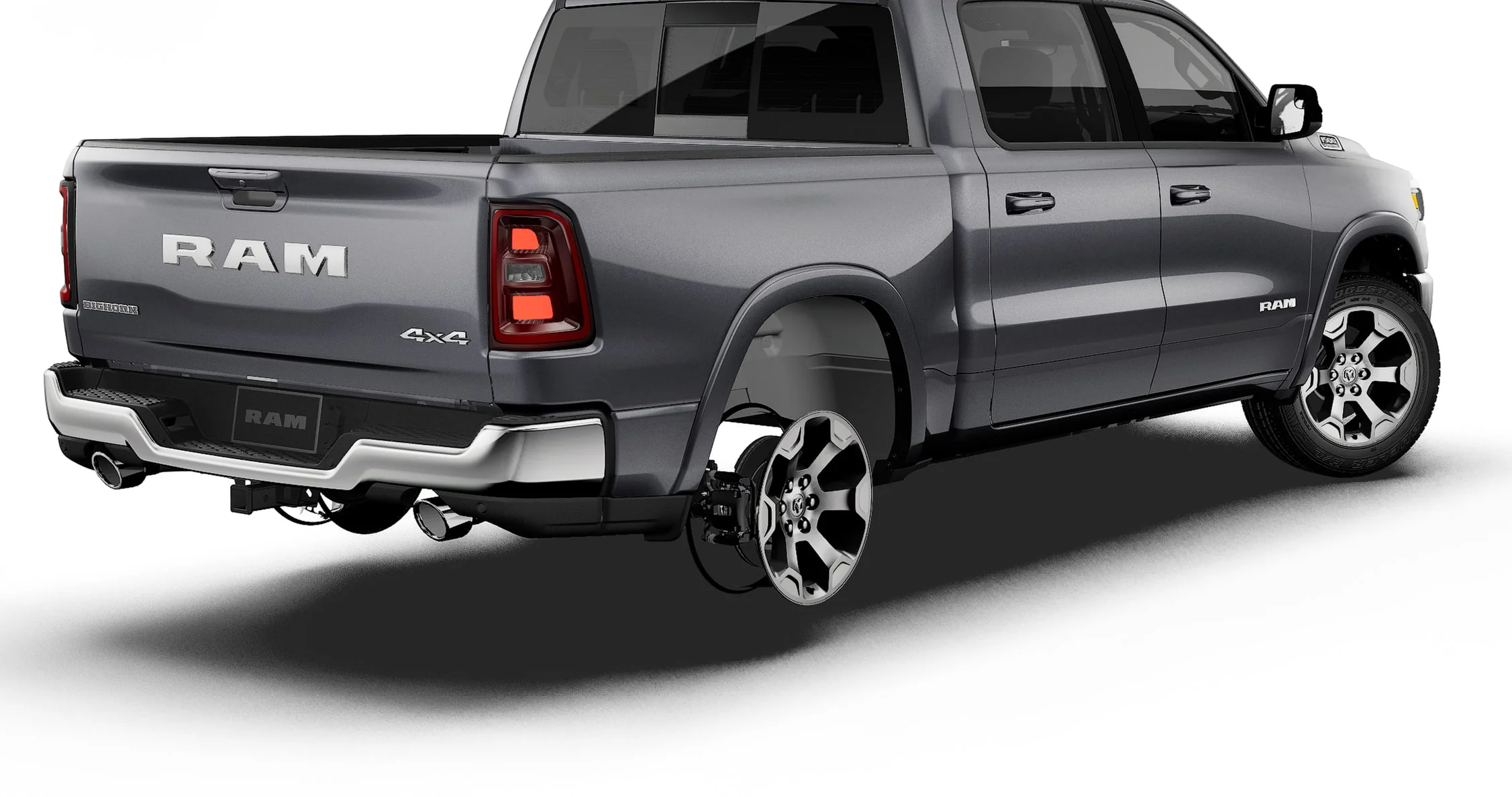 New 2027 Granite Crystal Metallic Clear-Coat Exterior Paint RAM BIG HORN image 28