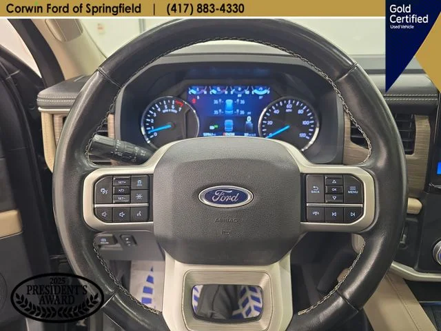 Used 2023 Agate Black Metallic Ford Limited image 35