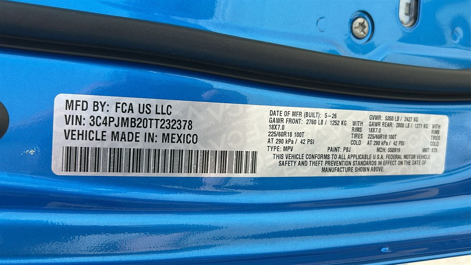 New 2026 Hydro Blue Pearlcoat Jeep Laredo image 30