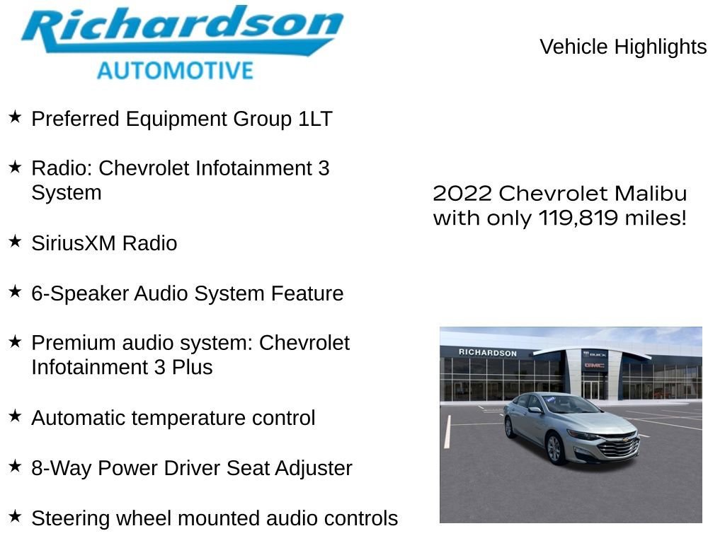 2022 Chevrolet Malibu 1LT - Photo 10