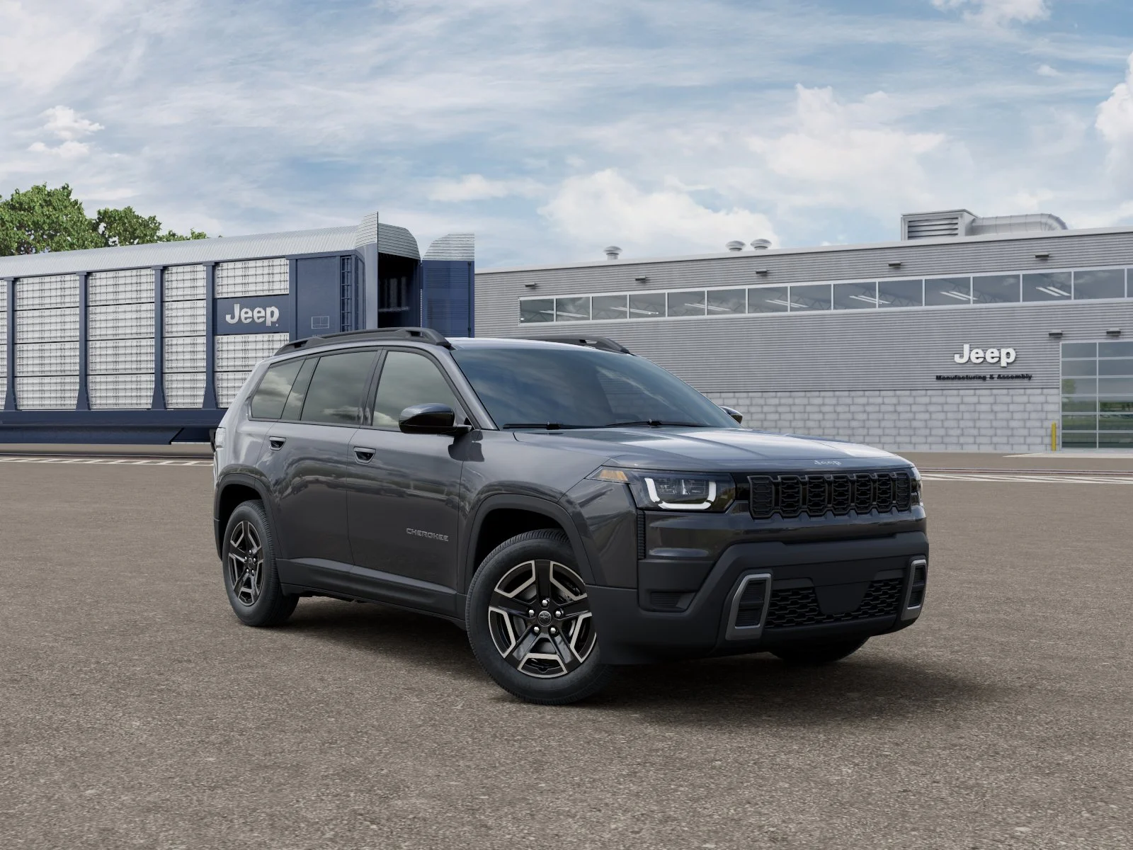 New 2026 Sting-Gray Clear-Coat Exterior Paint Jeep Base image 3