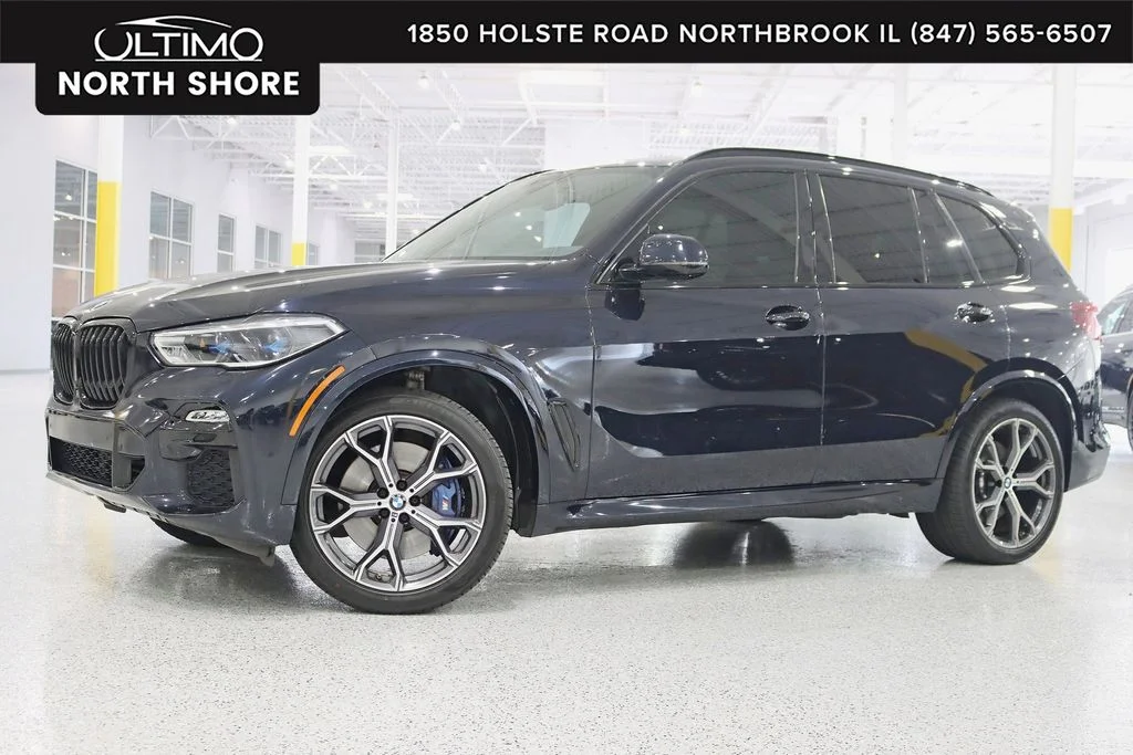 Used 2021 Black BMW M50i image 1