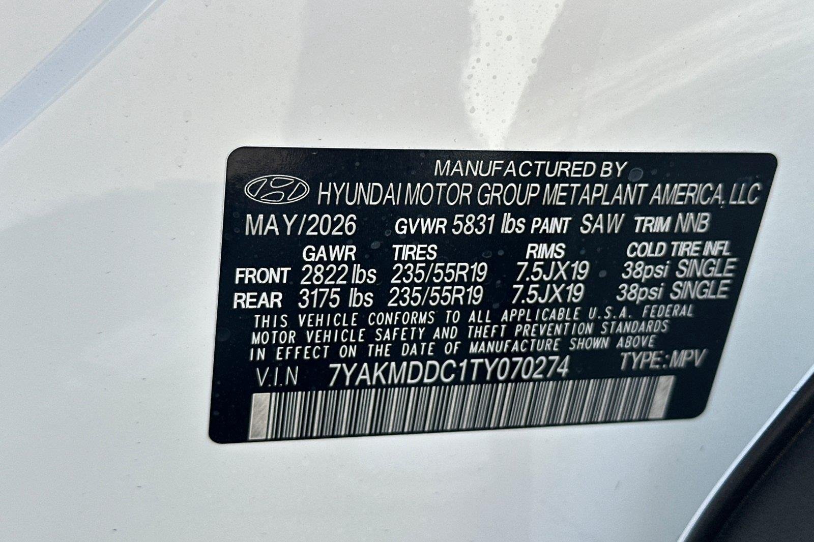 New 2026 Atlas White Hyundai SE image 29