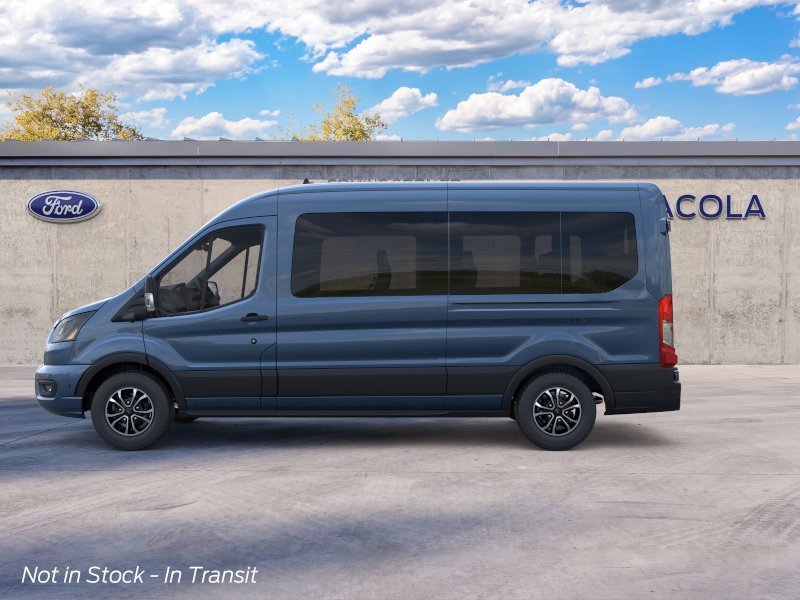 New 2026 Blue Metallic Ford Passenger Van XLT image 3