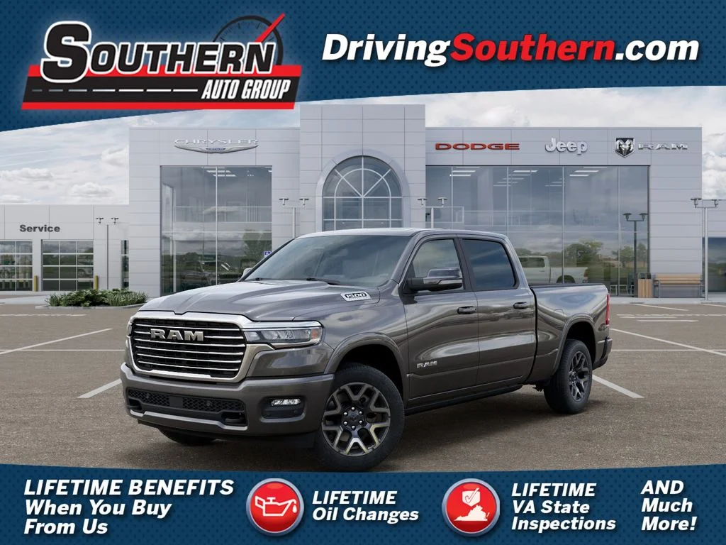 New 2026 Granite Crystal Metallic Clear-Coat Exterior Paint RAM Laramie image 1