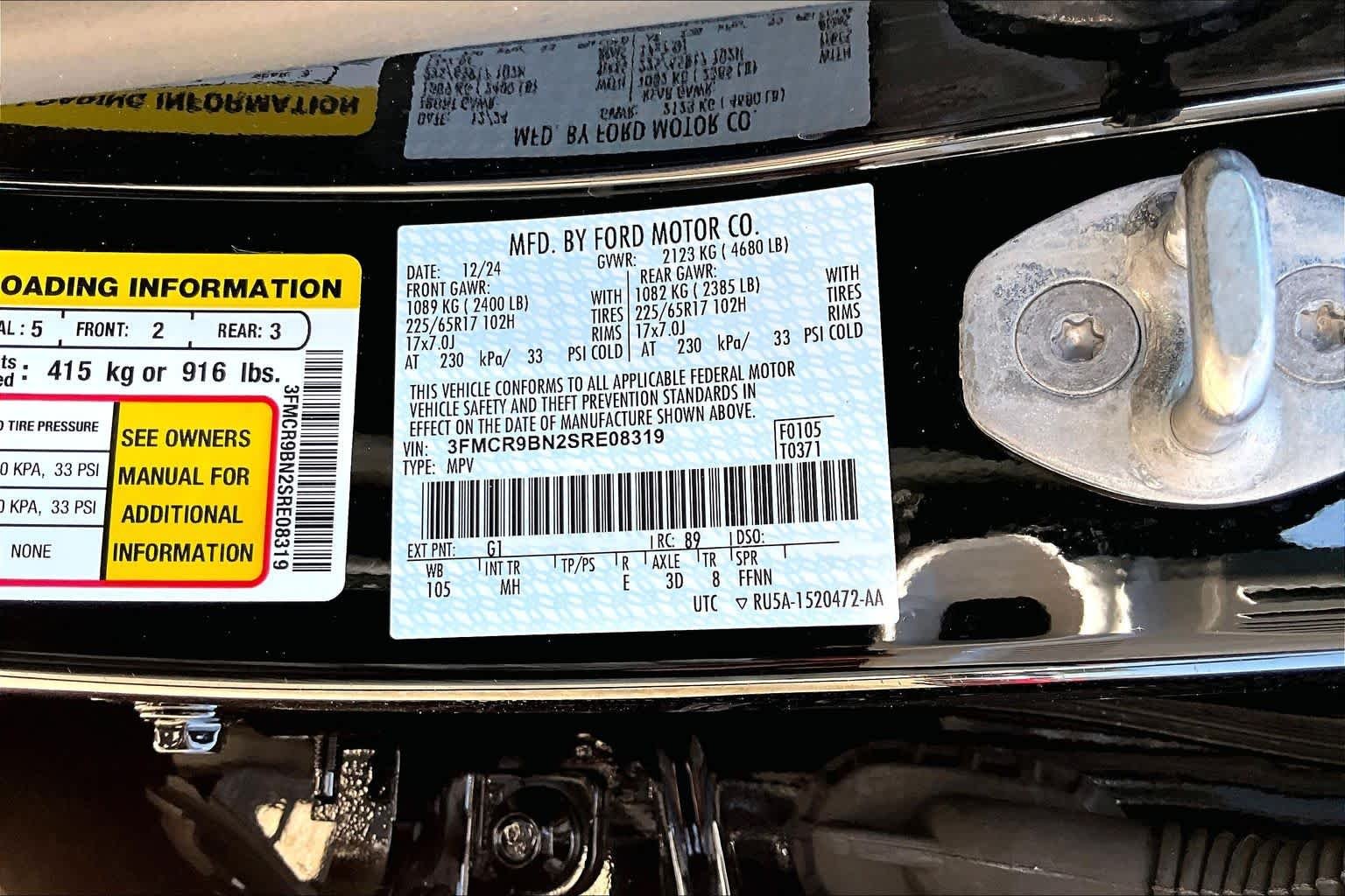 Certified Used 2025 Shadow Black Ford Big Bend image 34