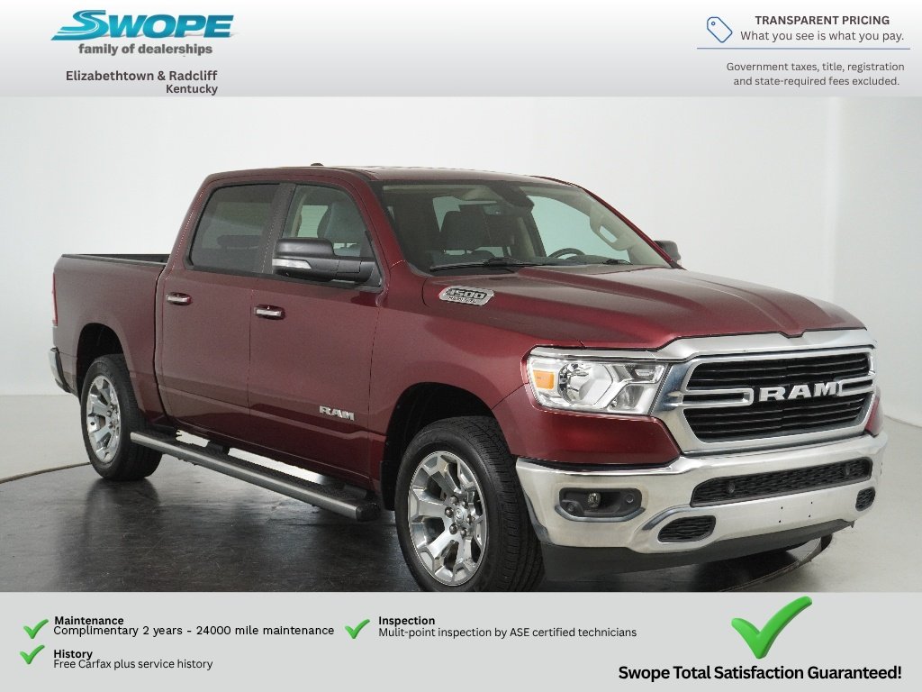 Used 2020 Delmonico Red Pearlcoat Ram Big Horn image 1