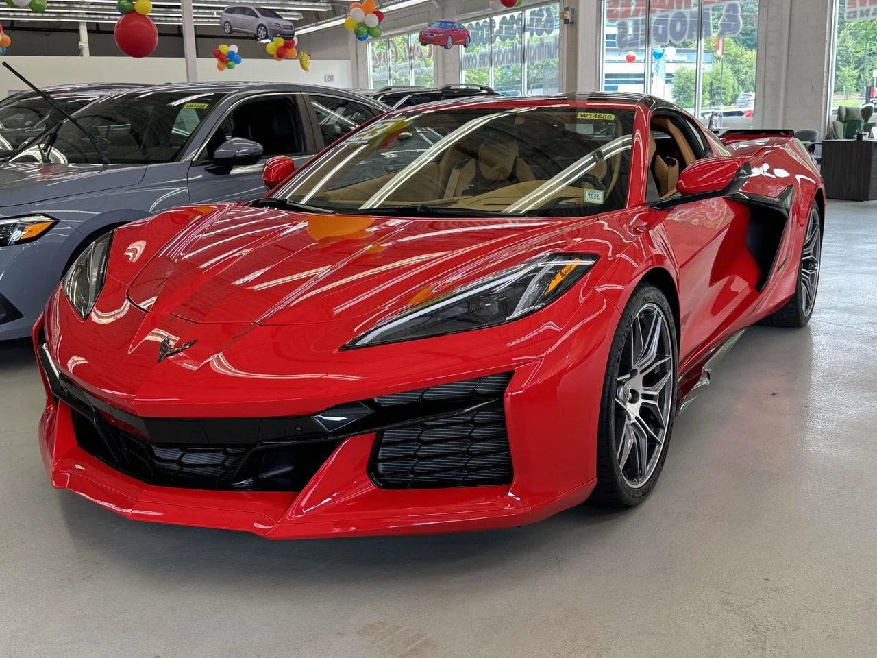 Used 2023 Torch Red Chevrolet RWD Coupe 3LZ image 4