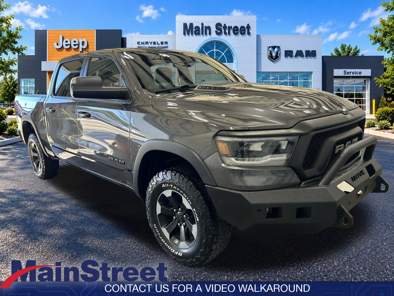 Used 2019 Granite Crystal Metallic Clearcoat Ram Rebel image 6