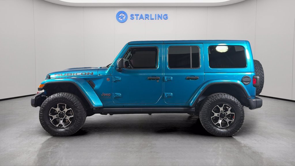 Used 2020 Teal Jeep Rubicon 4x4 image 3