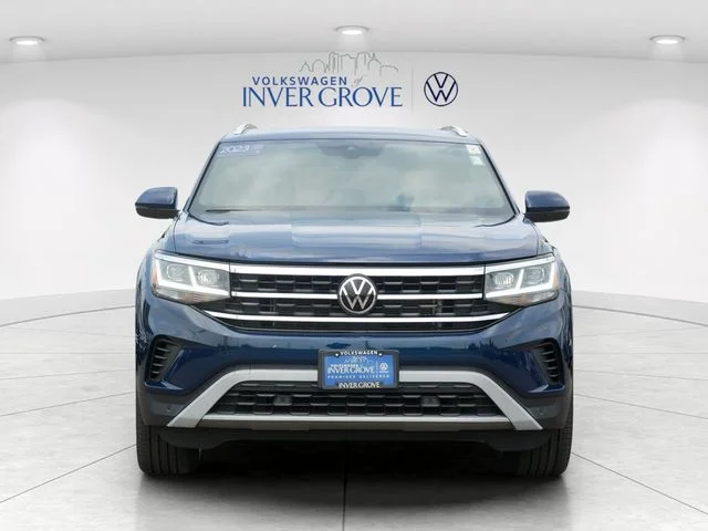 Certified 2023 Volkswagen Atlas Cross Sport SEL with VIN 1V2BE2CA3PC220234 for sale in Inver Grove Heights, Minnesota