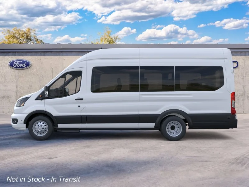 New 2026 Oxford White Ford Passenger Van XLT image 3