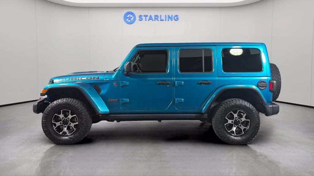 Used 2020 Teal Jeep Rubicon 4x4 image 3