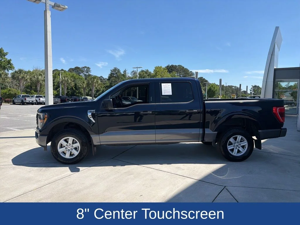Certified Used 2023 Antimatter Blue Metallic Ford XLT image 4