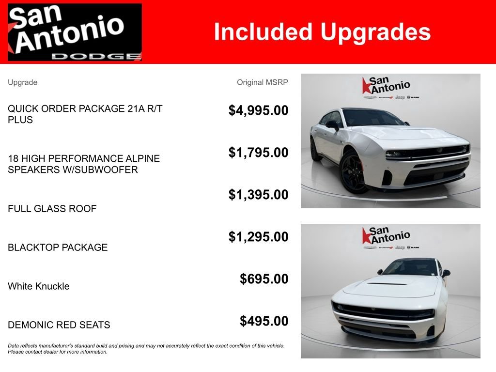 New 2026 White Knuckle Dodge R/T Plus image 6