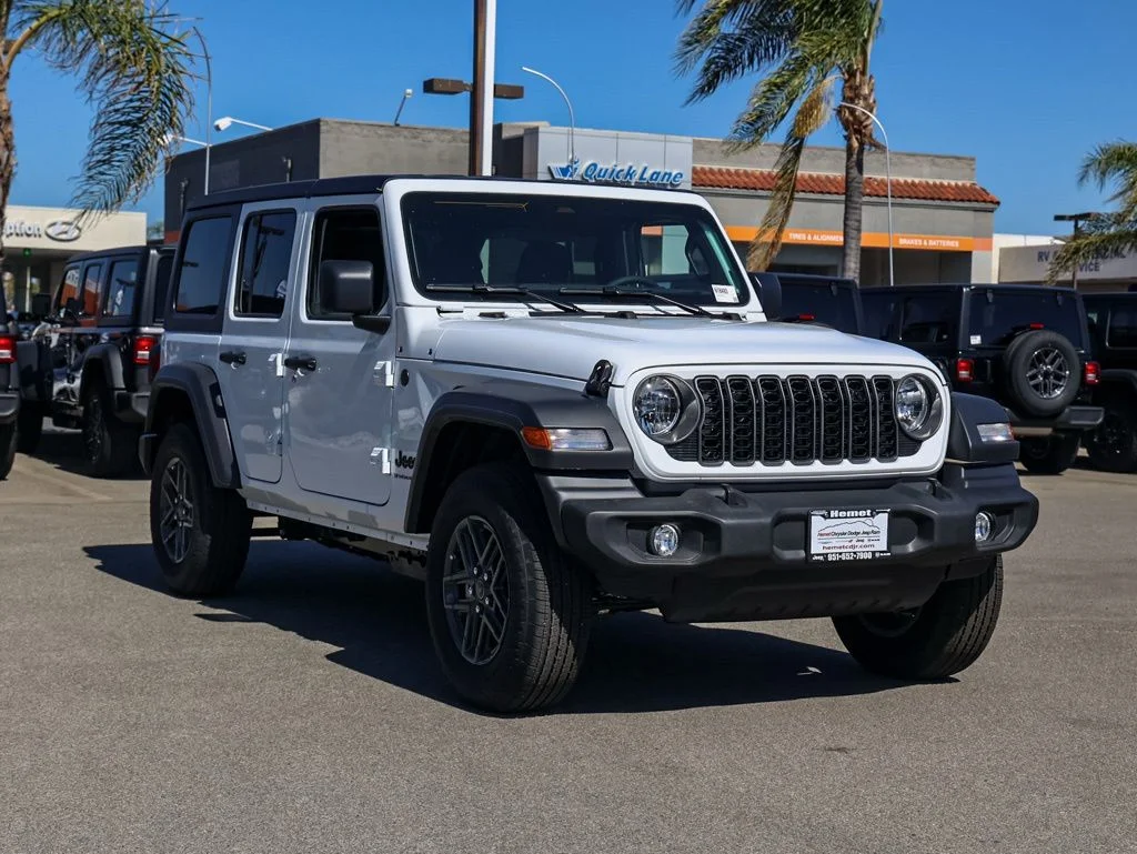 New 2026 Bright White Clearcoat Jeep Unlimited Sport S image 1