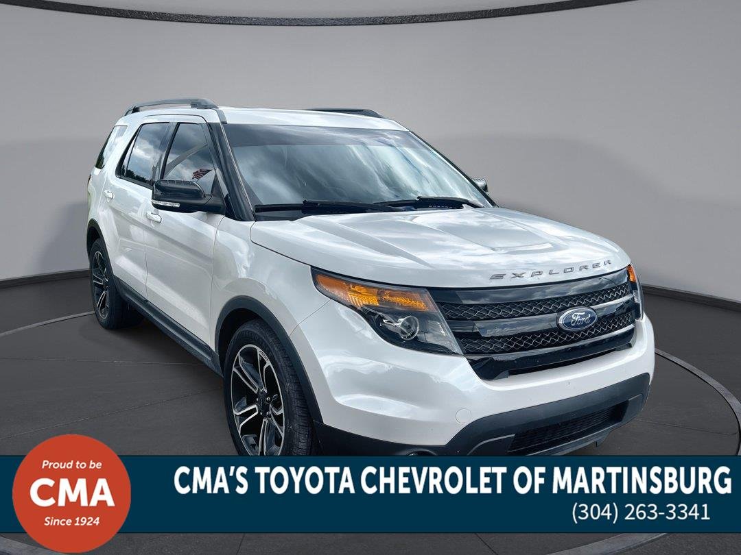 Used 2015 White Platinum Metallic Tri-Coat Ford Sport image 1