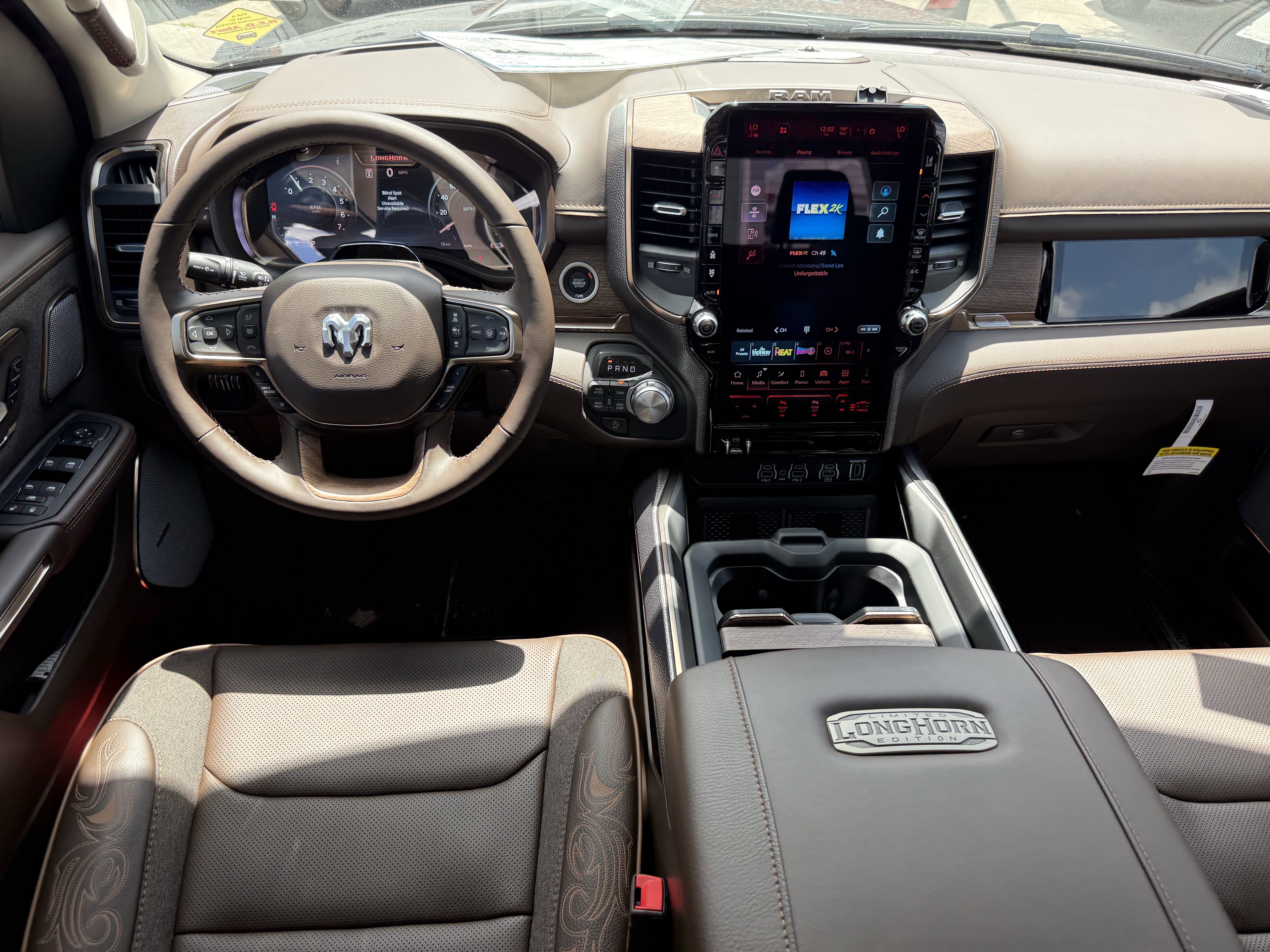 New 2026 Diamond Black Crystal Pearl-Coat Exterior Paint RAM Longhorn image 10