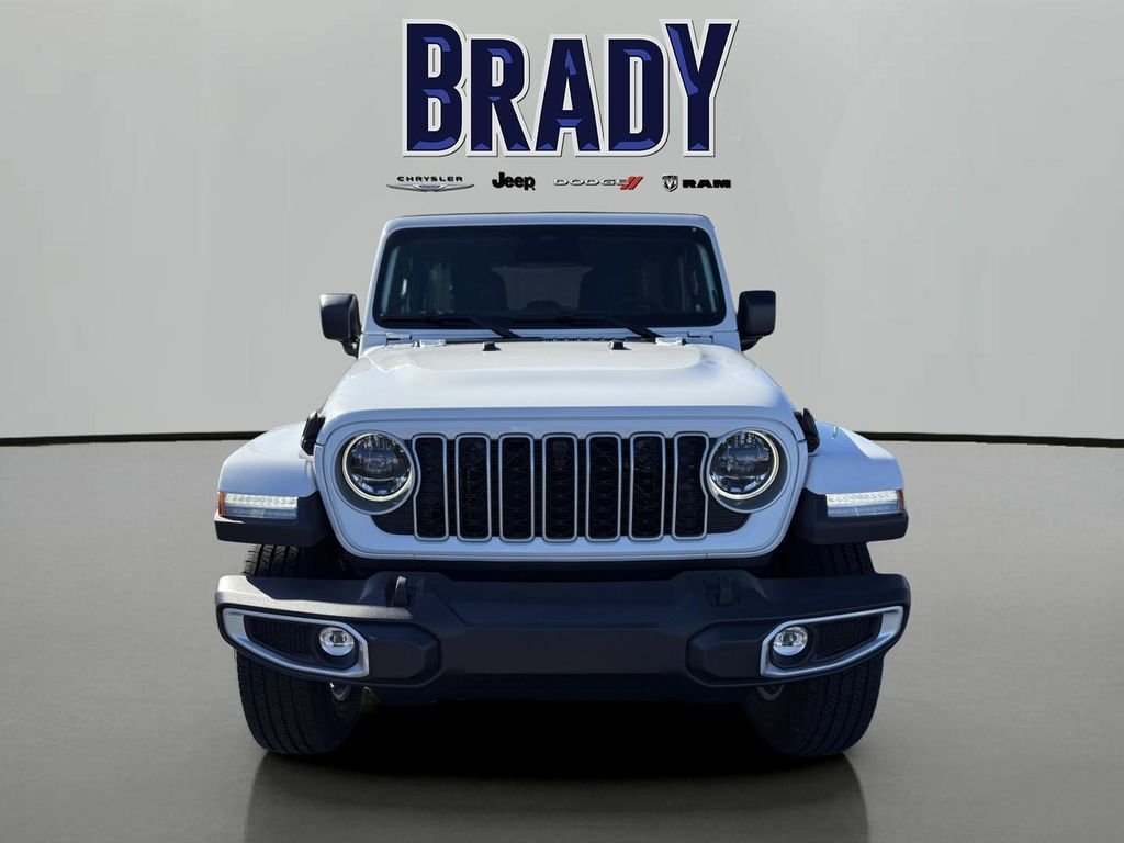New 2026 Bright White Clear-Coat Exterior Paint Jeep Sahara image 8
