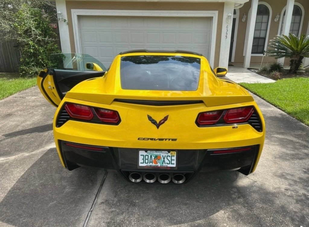 Used 2015 Yellow Chevrolet Stingray Z51 image 3